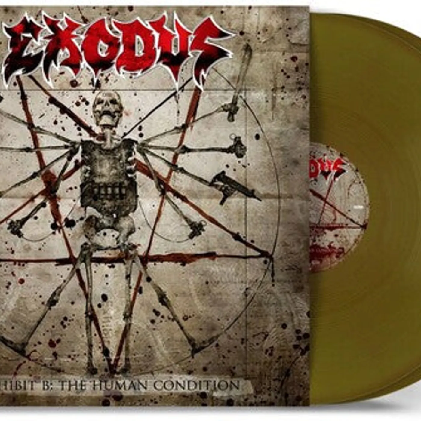 Exodus LP Vinyl - Exhibit B Human Condition - Gold (Colv) (Gate)