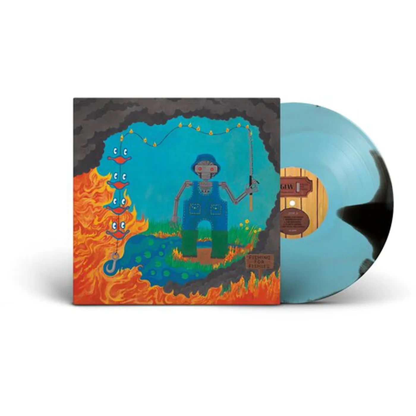 King Gizzard & The Lizard Wizard LP Vinyl - Fishing For Fishies [Oil Spill Edition] (Colv)