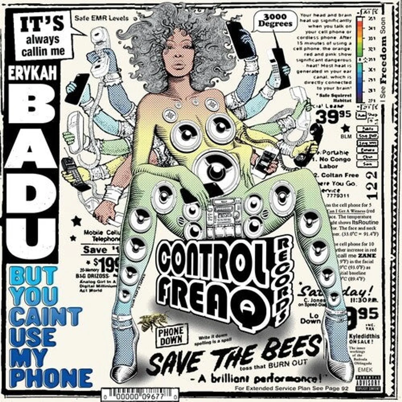 Erykah Badu LP Vinyl - But You Caint Use My Phone (Colv) (Purp)