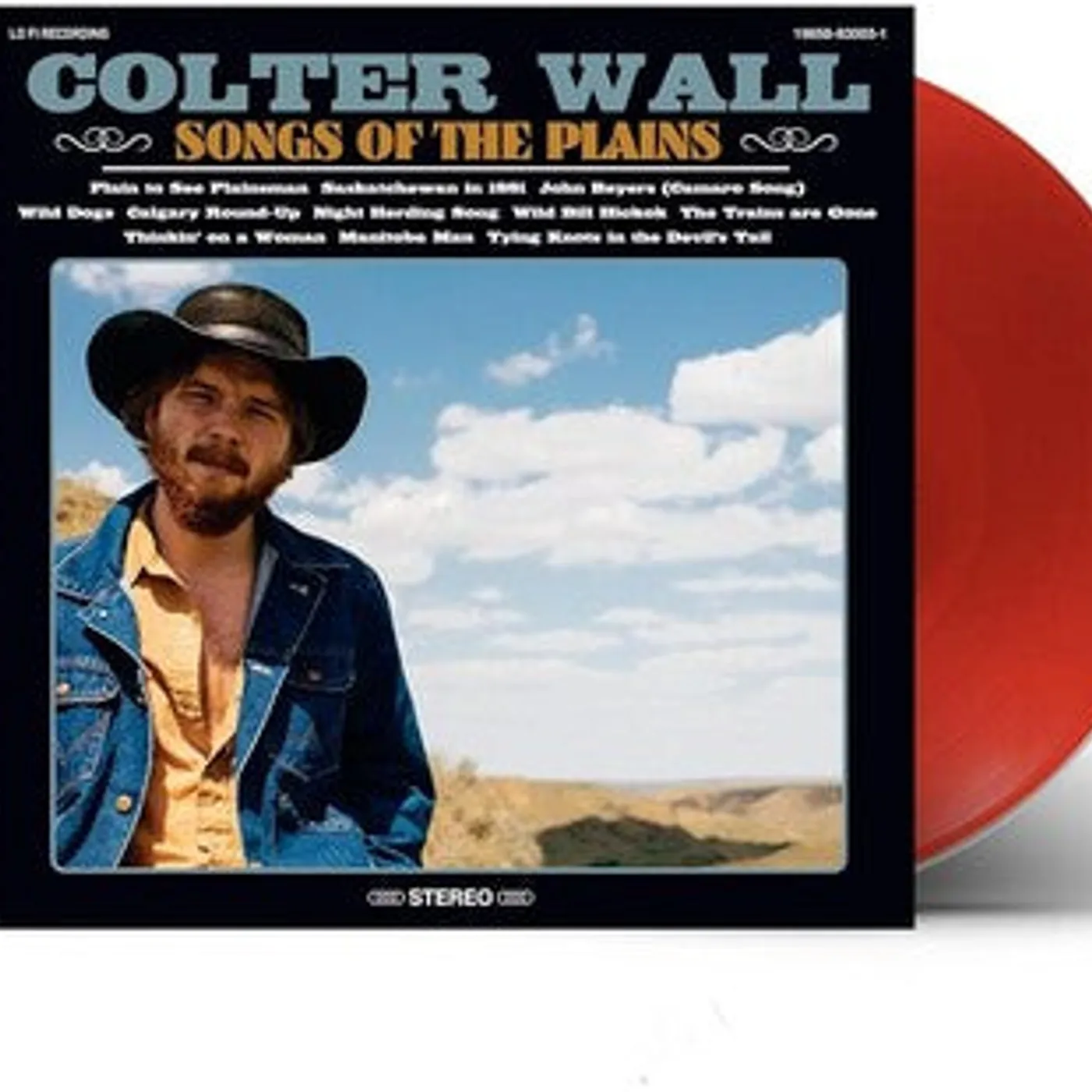 Colter Wall LP Vinyl - Songs Of The Plains (Colv) (Red)