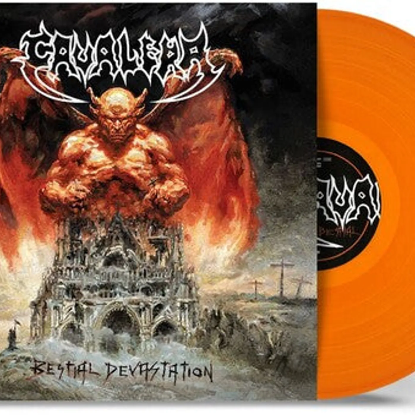 Cavalera LP Vinyl - Bestial Devastation - Orange (Colv) (Org)