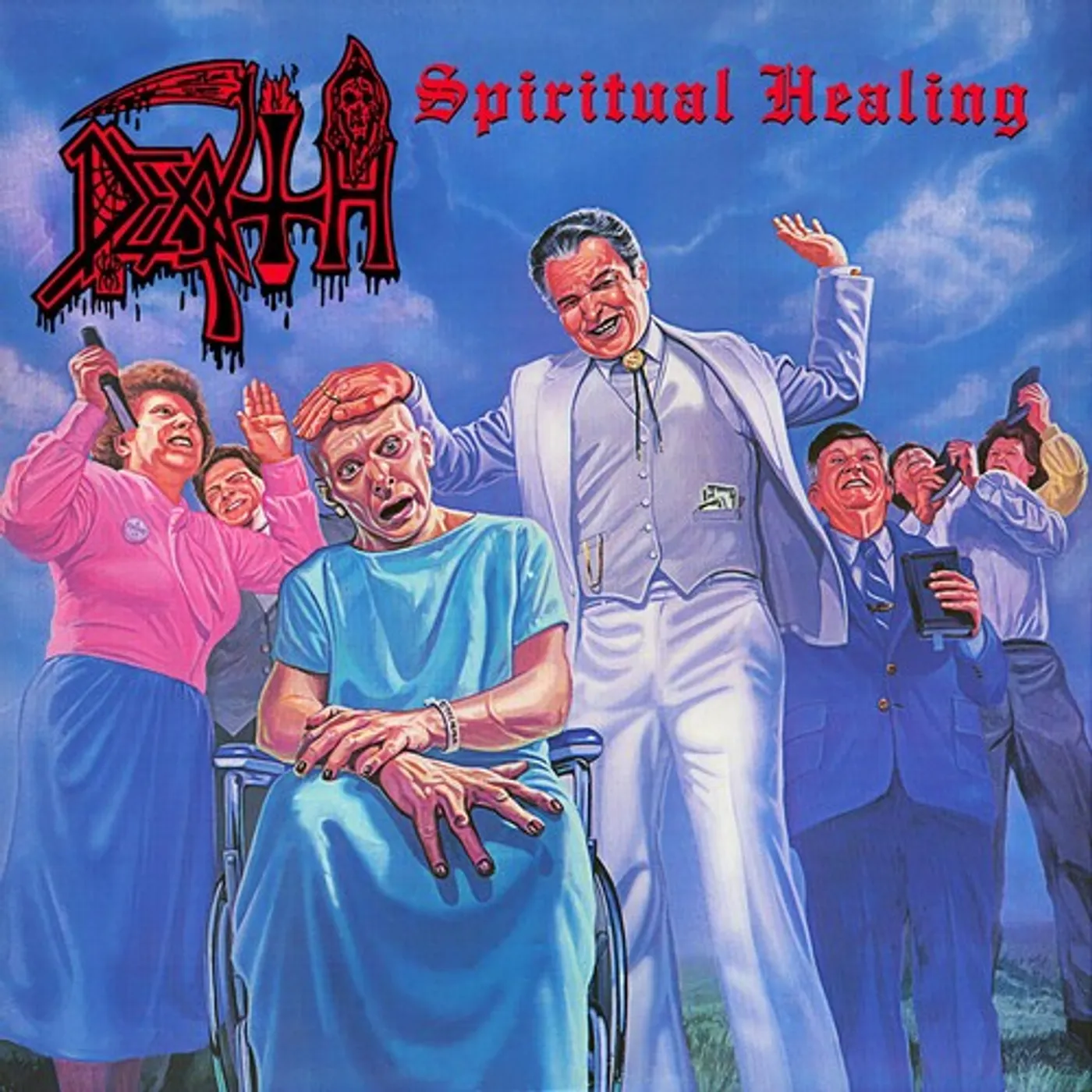 Death LP Vinyl - Spiritual Healin (Blk) (Blue) (Colv) (Red) (Reis)
