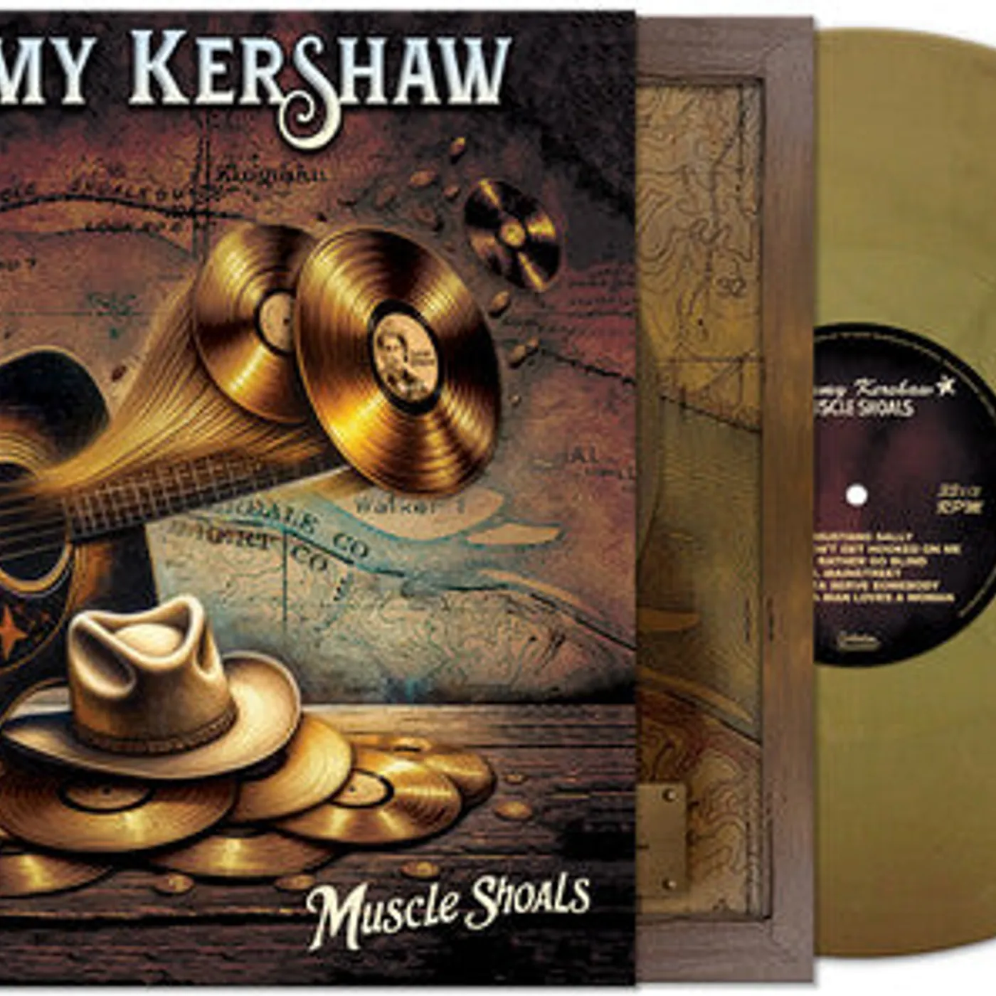 Sammy Kershaw LP Vinyl - Muscle Shoals - Gold (Colv) (Gol)