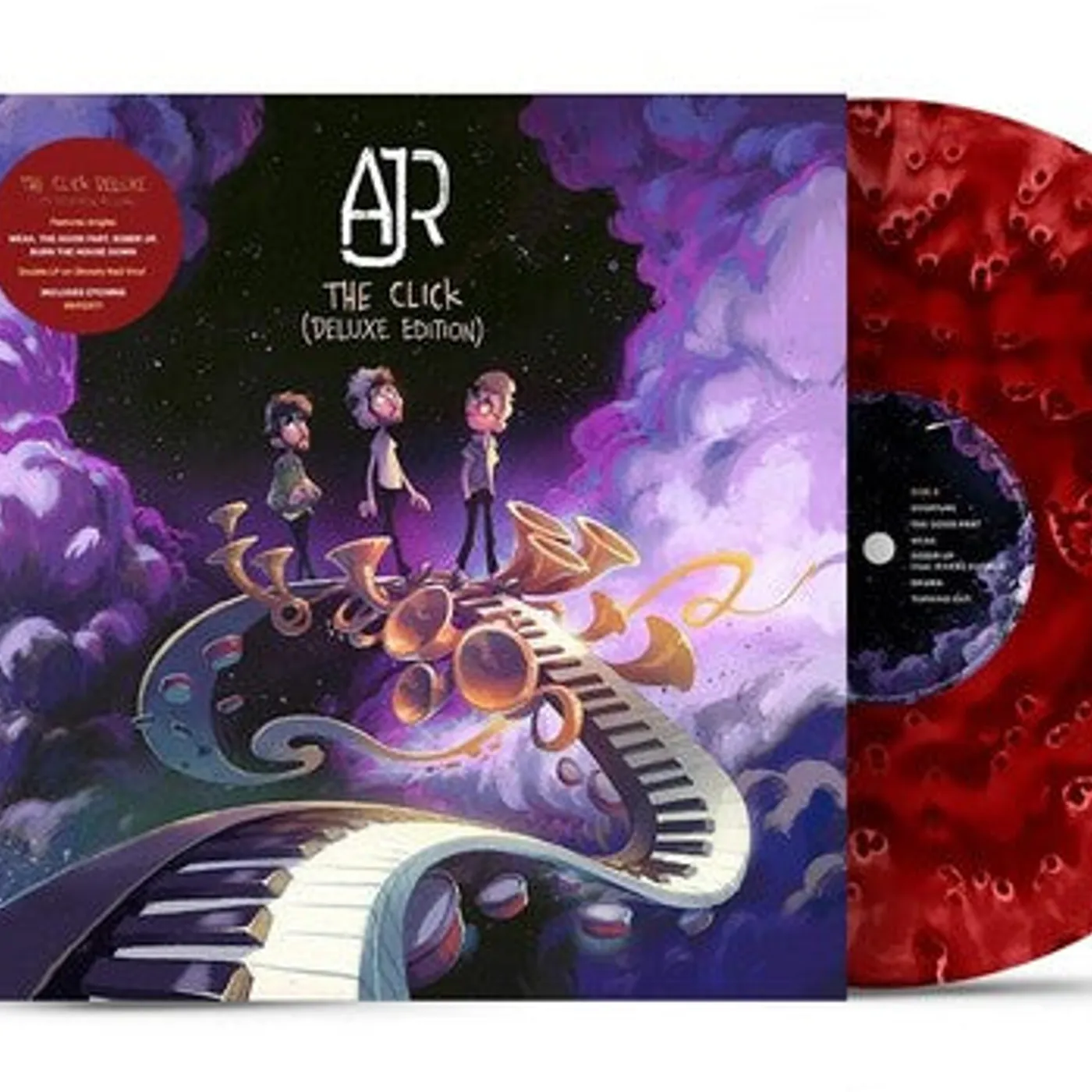Ajr LP Vinyl - Click (Colv) (Dlx) (Red)