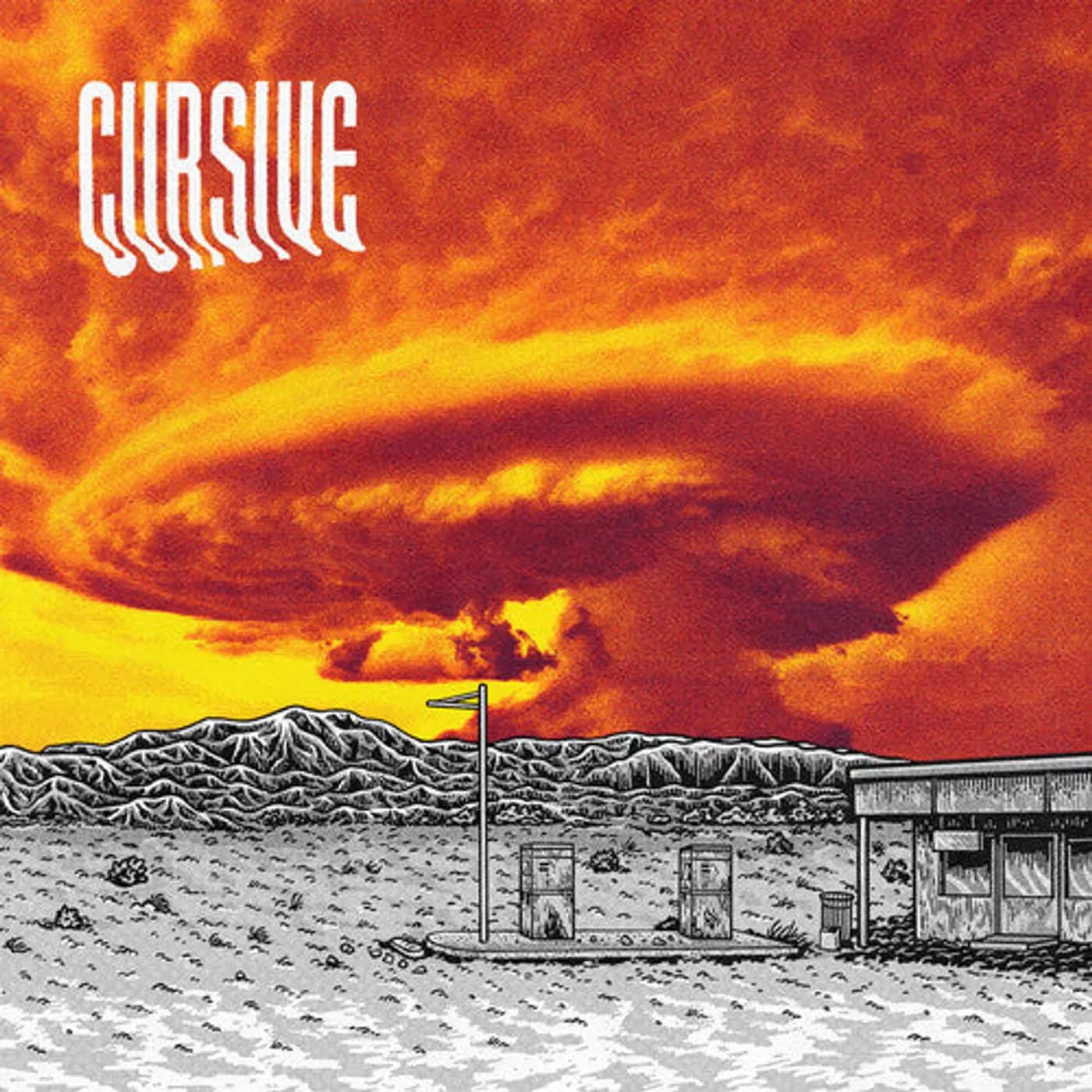 Cursive LP Vinyl - Devourer - Red/Black (Blk) (Colv) (Red)