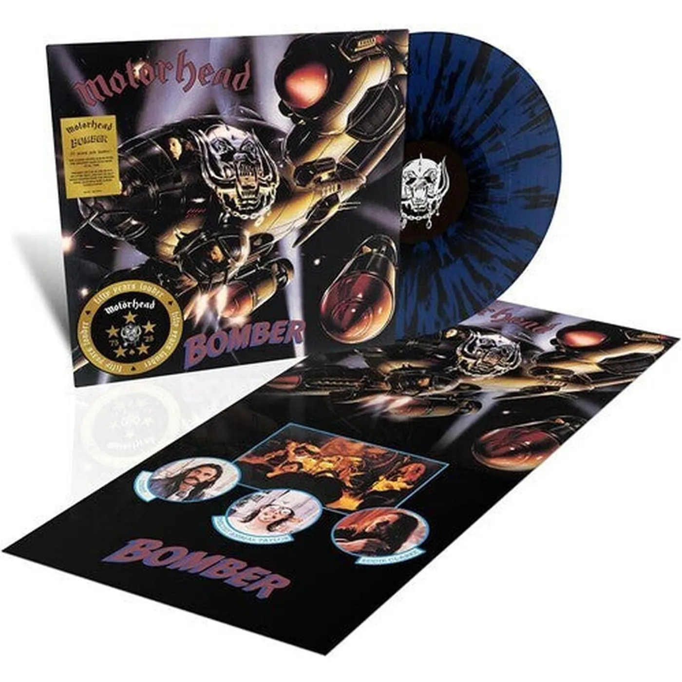 Motörhead LP Vinyl - Bomber (Blk) (Blue) (Colv) (Ltd) (Aniv) (Hfsm)