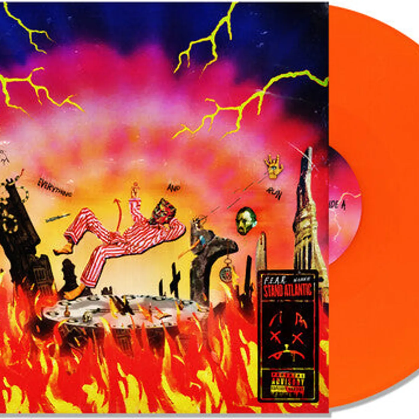 Stand Atlantic LP Vinyl - F.E.A.R.- Neon Orange (Colv) (Org) (Reis)