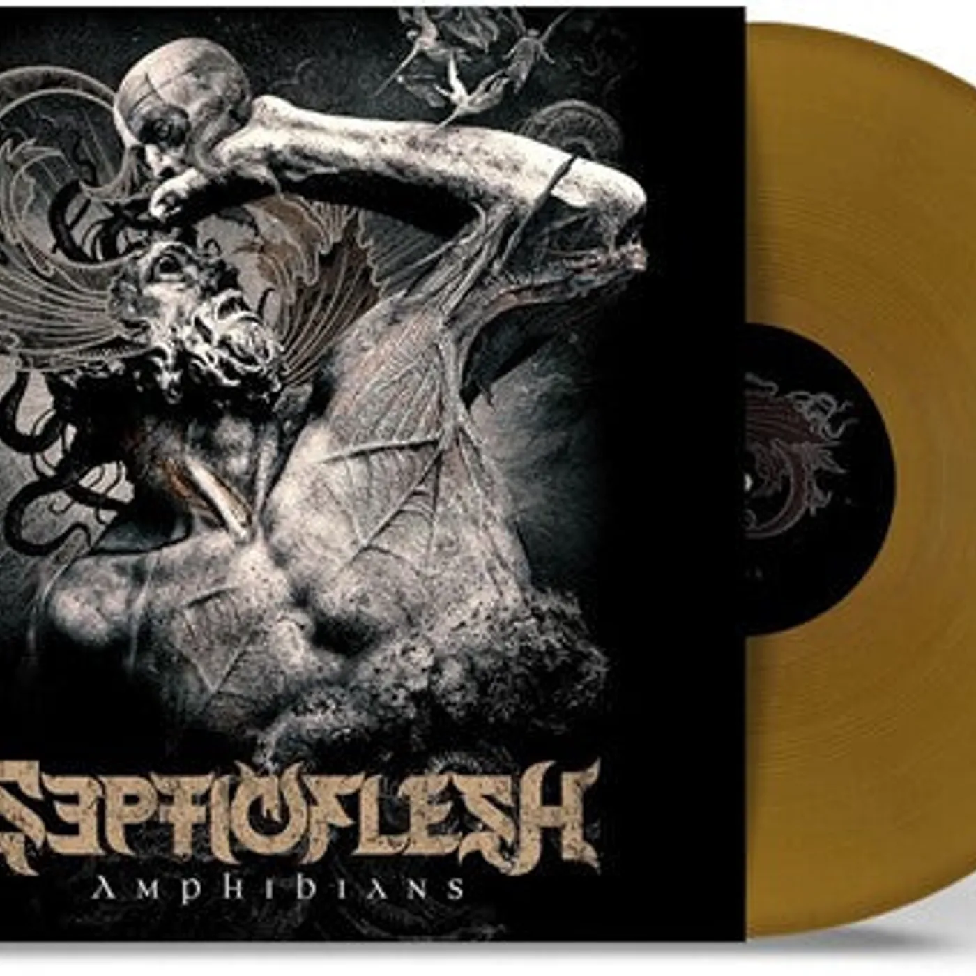 Septicflesh LP Vinyl - Amphibians - Gold (W/Cd) (Colv) (Gol)