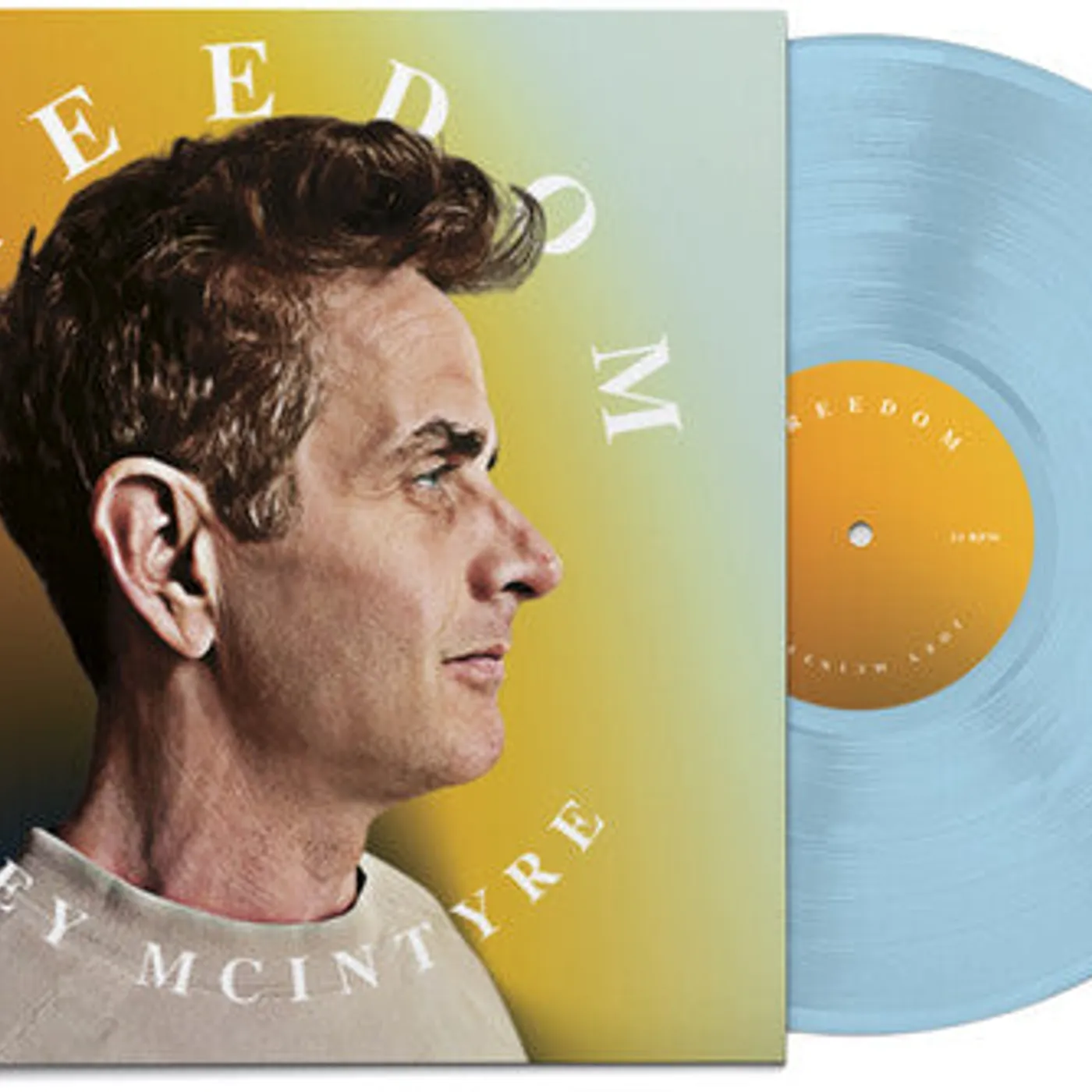Joey Mcintyre LP Vinyl - Freedom - Baby Blue (Blue) (Colv)