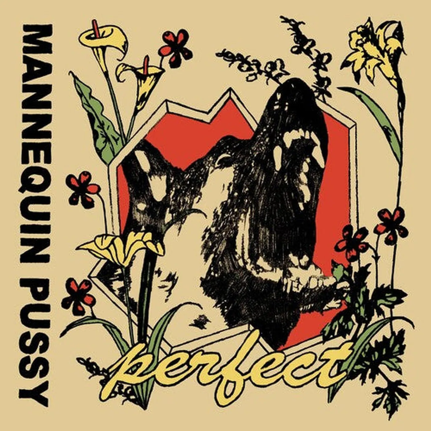 Mannequin Pussy LP Vinyl - Perfect Ep - Yellow & Black (Blk) (Colv) (Ep)