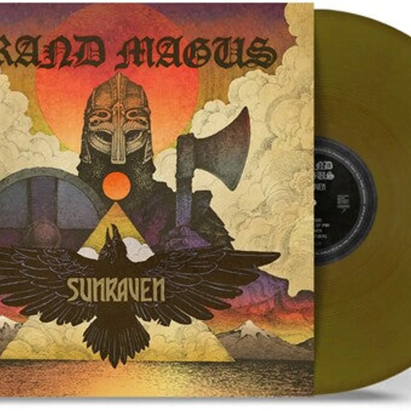 Grand Magus LP Vinyl - Sunraven - Solid Gold (Colv) (Gate) (Gol)