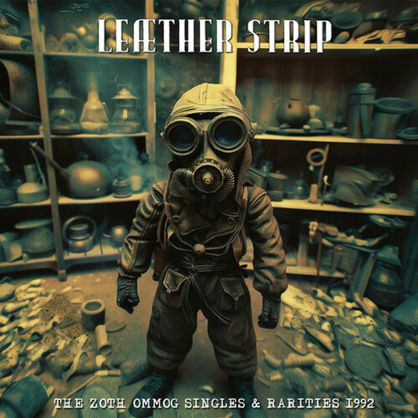 Leather Strip LP Vinyl - Zoth Ommog Singles & Rarities 1992 - Green (Colv)