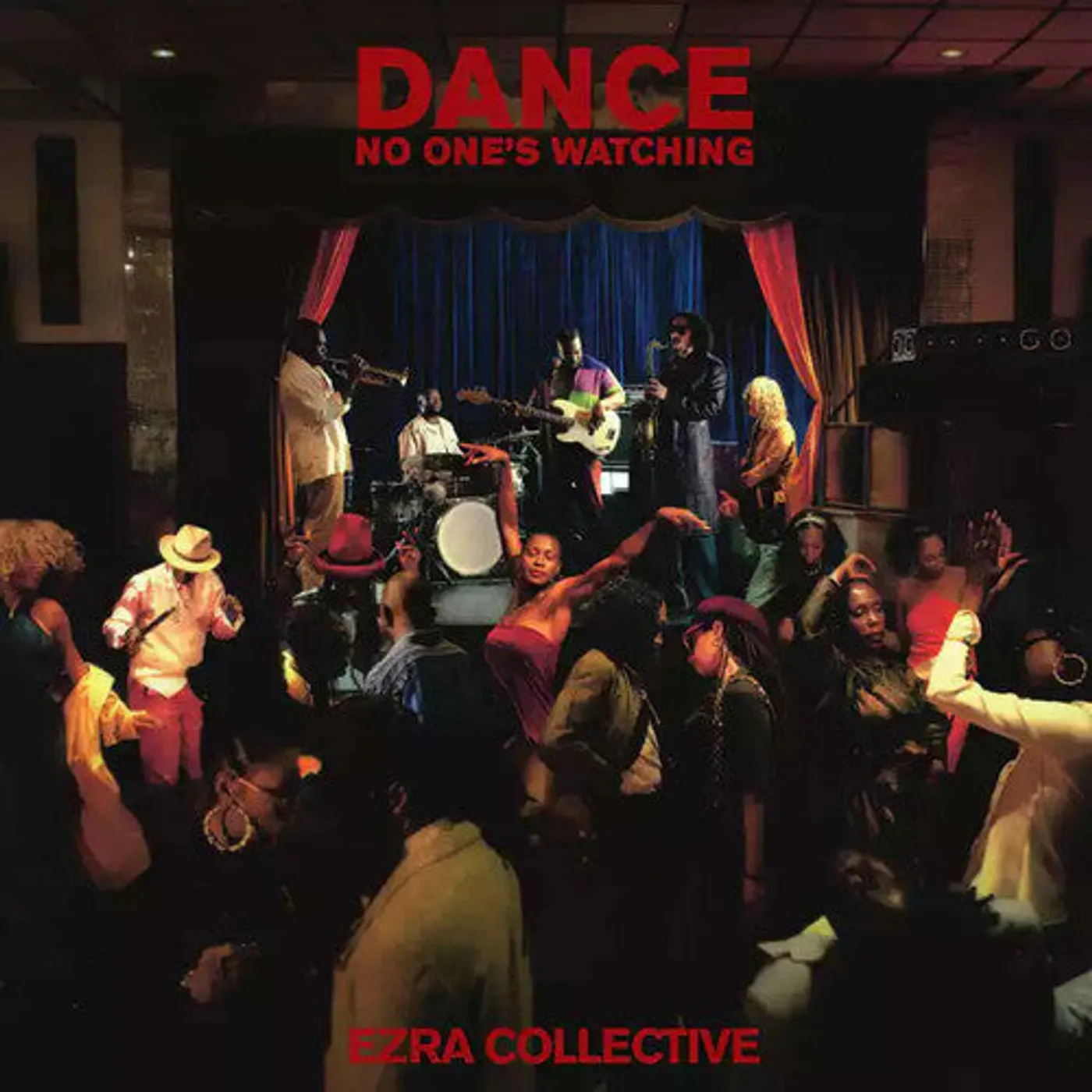 Ezra Collective LP Vinyl - Dance, No One'S Watching (Colv) (Red)