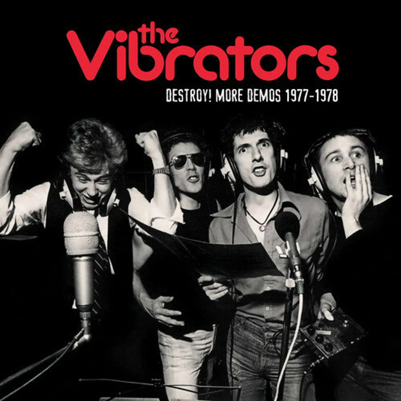 The Vibrators LP Vinyl - Destroy More Demos '77-'78 - Red (Colv) (Red)