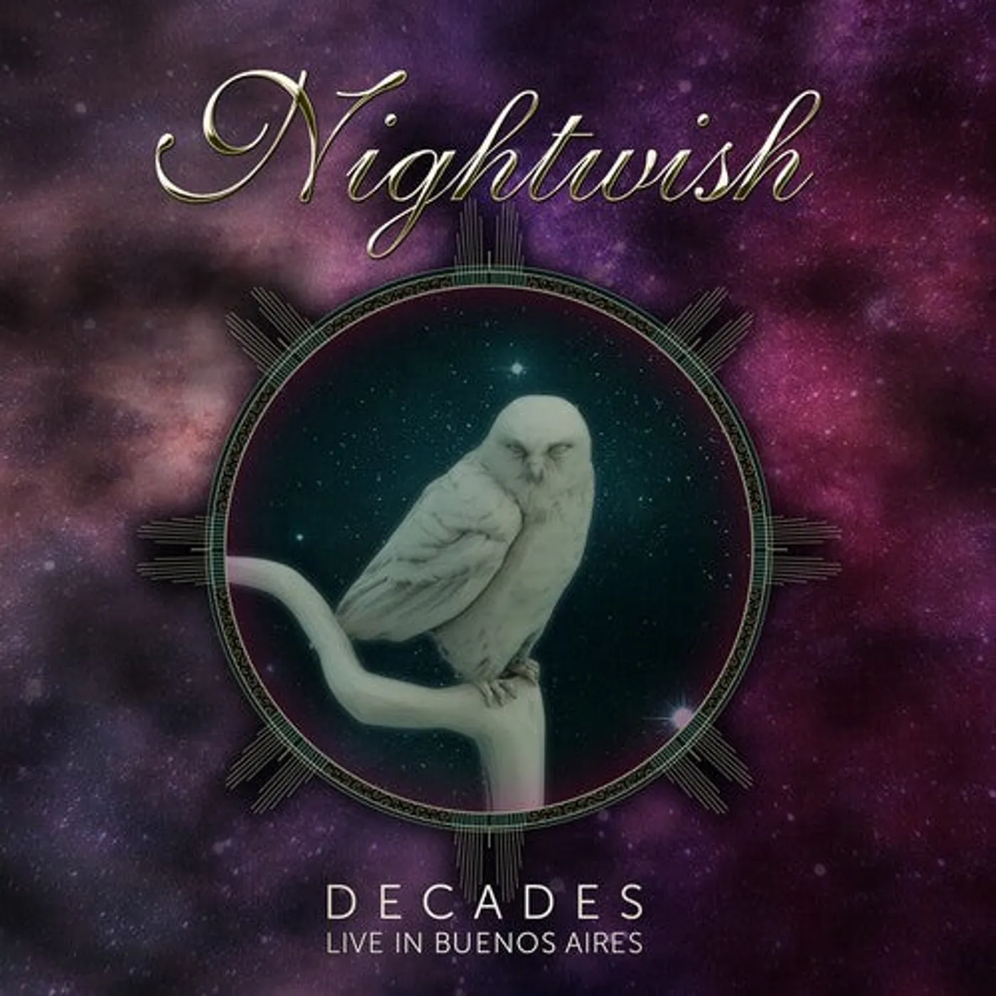 Nightwish LP Vinyl - Decades: Live In Buenos Aires - Pink Purple (Colv)
