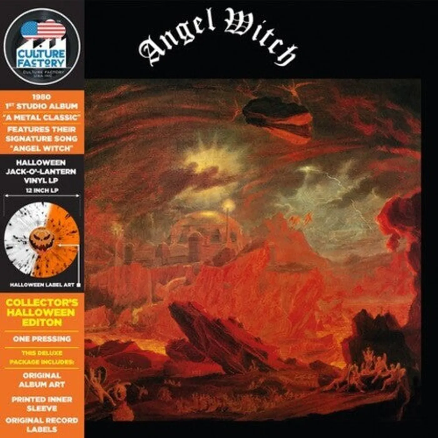 Angel Witch LP Vinyl - Angel Witch: Halloween Edition (Colv) (Dlx) (Ltd)