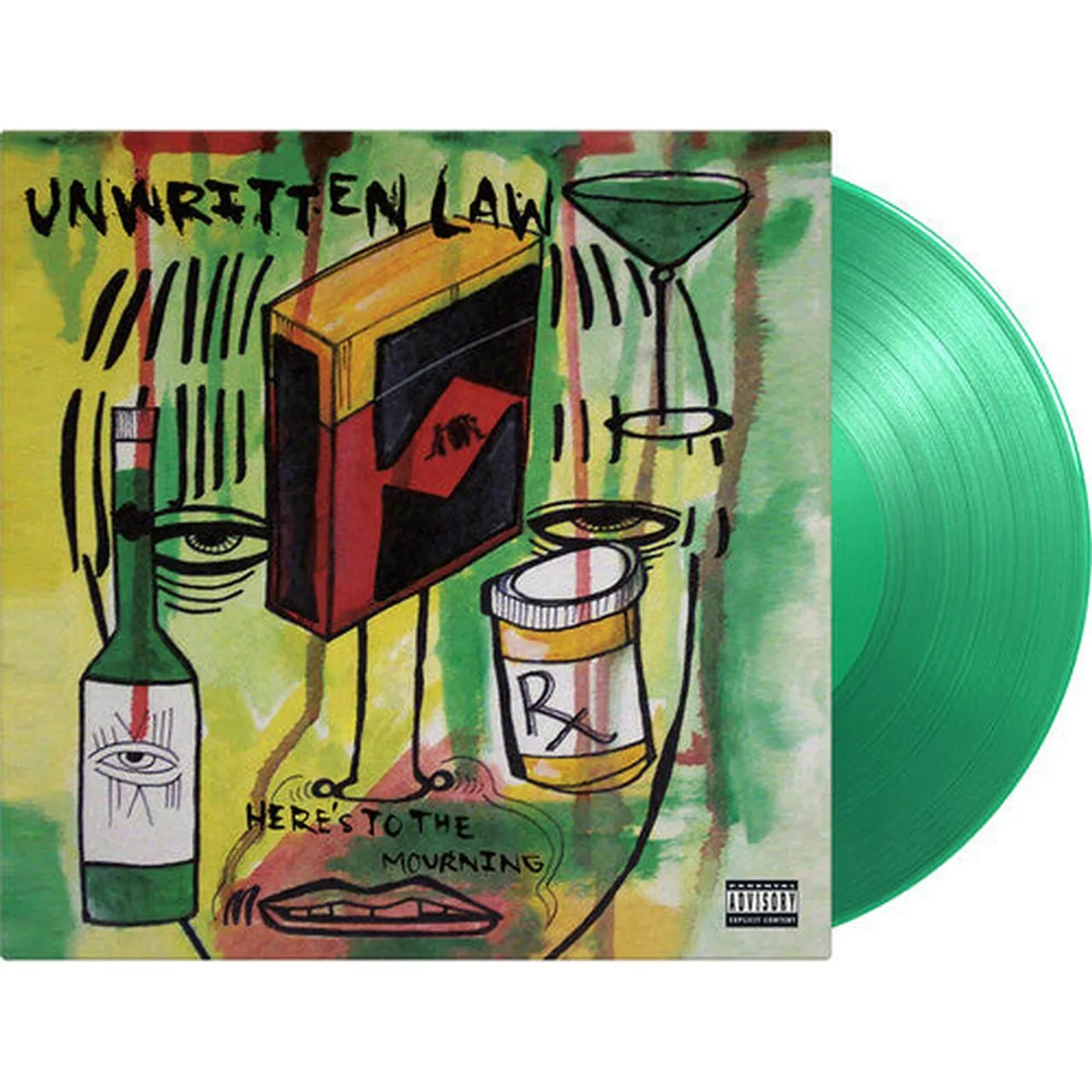 Unwritten Law LP Vinyl - Here'S To The Mourning (Colv) (Grn) (Ltd) (Ogv)