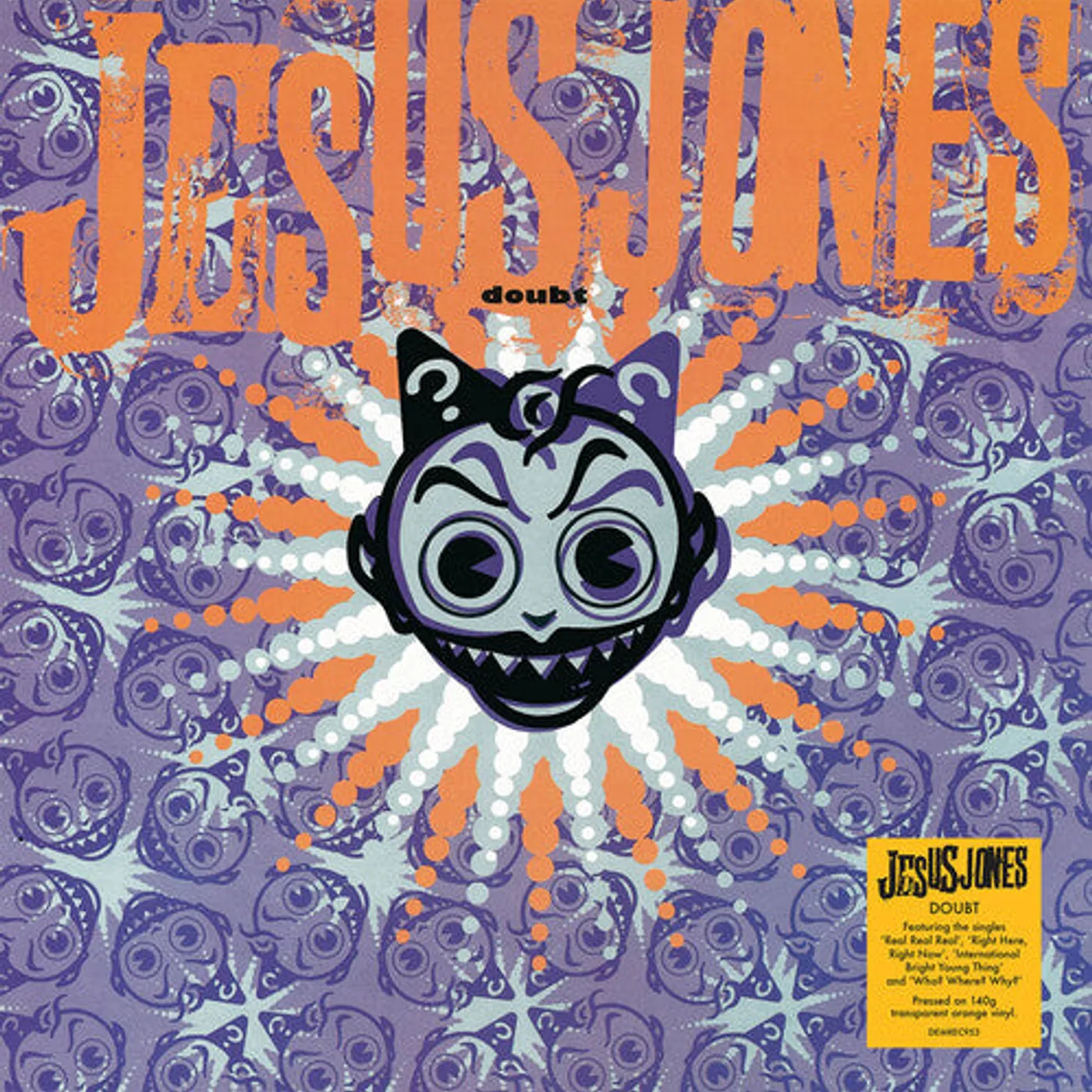 Jesus Jones LP Vinyl - Doubt (Colv) (Ofgv) (Org) (Uk)