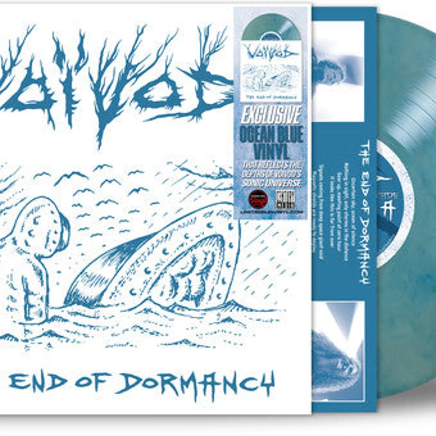 Voivod LP Vinyl - End Of Dormancy - Ocean Blue (Blue) (Colv) (Ep)