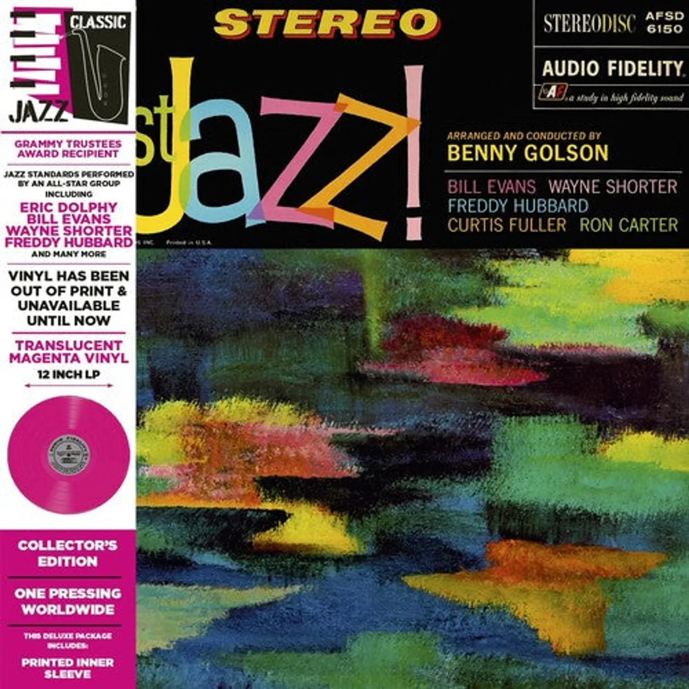 Benny Golson LP Vinyl - Just Jazz (Colv) (Dlx) (Ltd) (Pnk) (Rmst) (Reis)