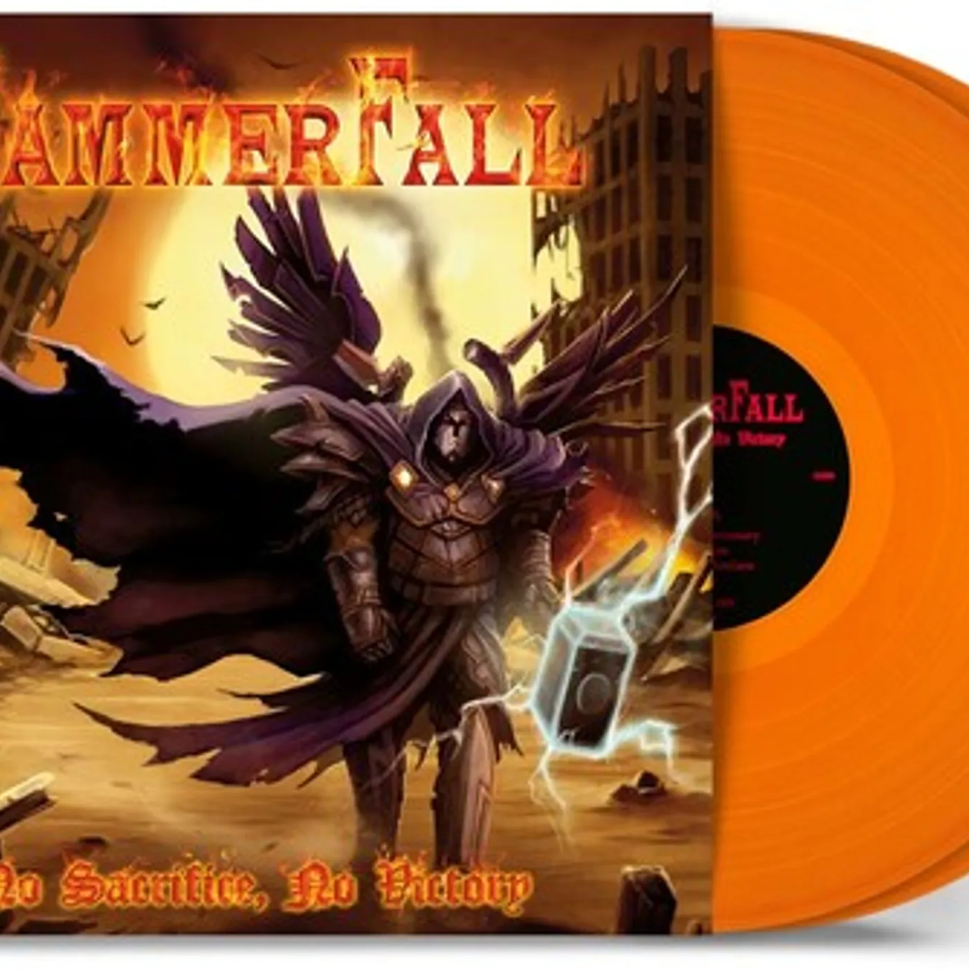 Hammerfall LP Vinyl - No Sacrifice No Victory - Orange (Colv) (Gate)