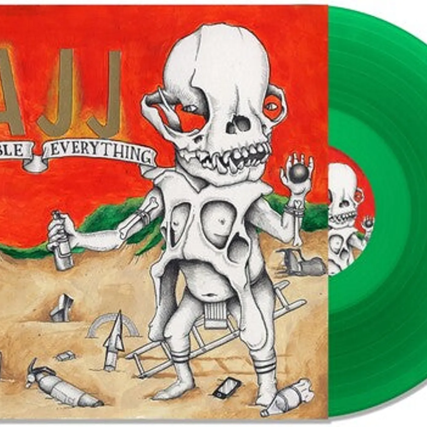 Ajj LP Vinyl - Disposable Everything - Green (Colv) (Grn)