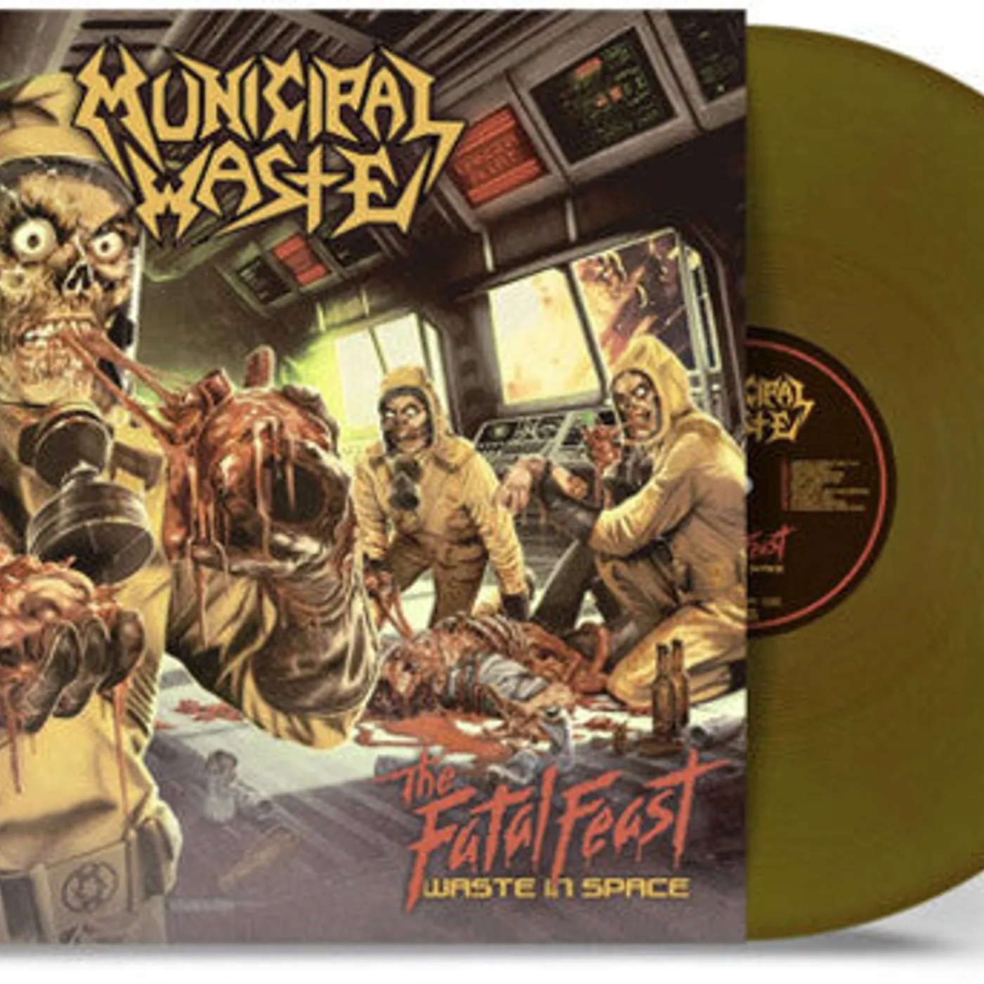 Municipal Waste LP Vinyl - Fatal Feast - Gold (Colv) (Gate) (Gol)