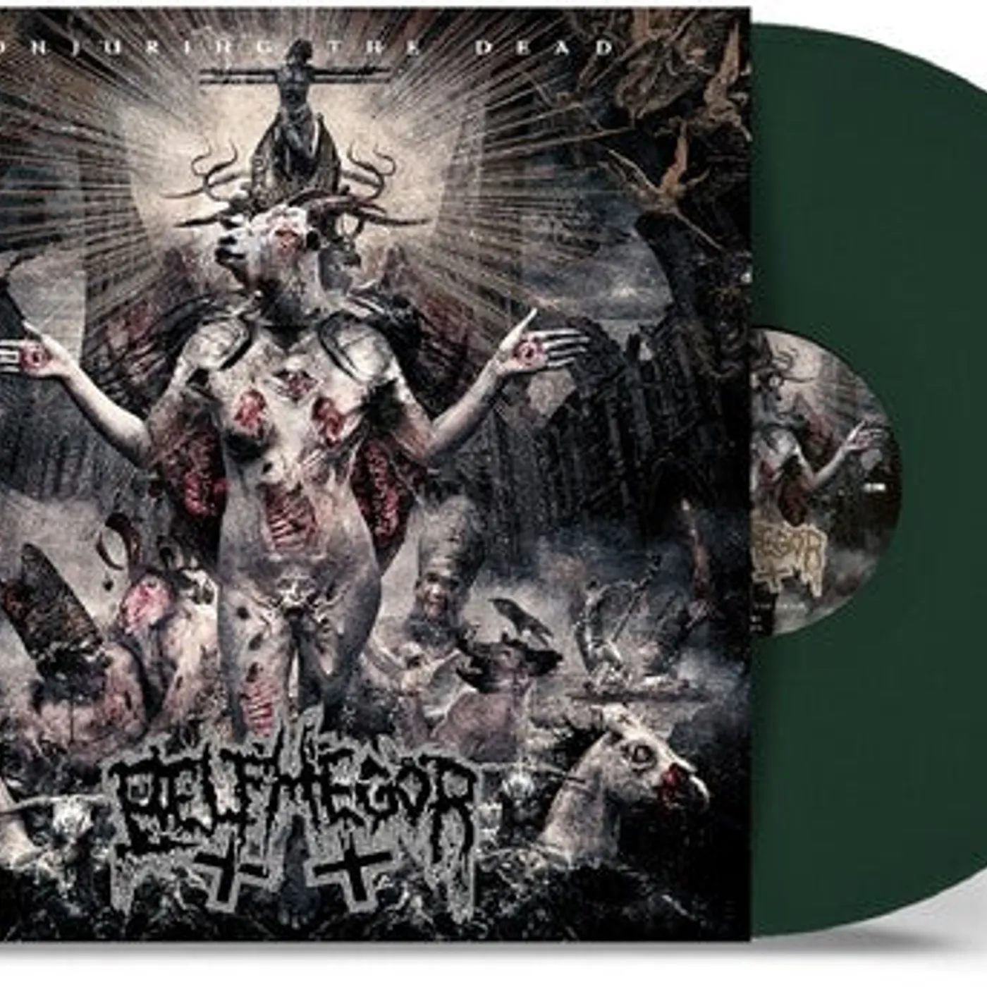 Belphegor LP Vinyl - Conjuring The Dead - Dark Green (Colv) (Grn)