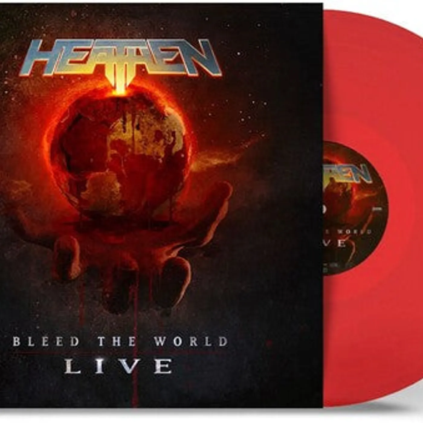 Heathen LP Vinyl - Bleed The World: Live - Trans Red (Colv) (Cvnl)