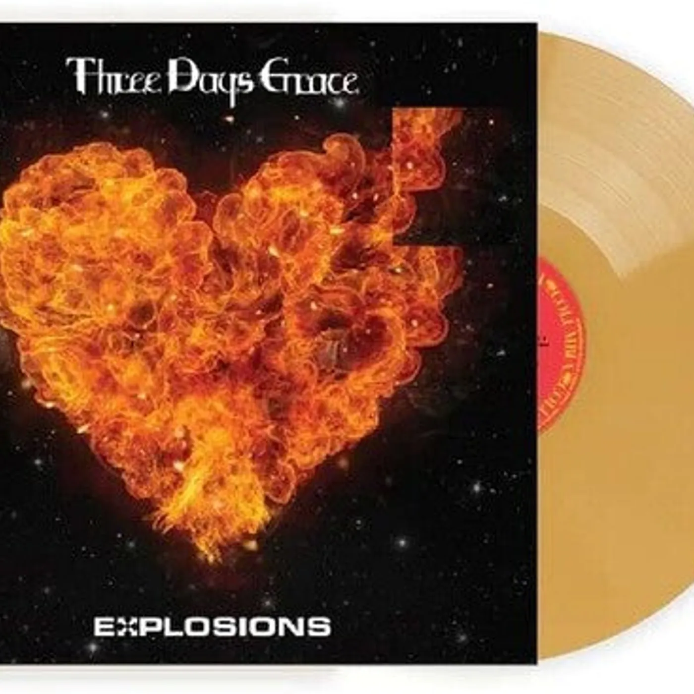 Three Days Grace LP Vinyl - Explosions (Colv) (Gol)