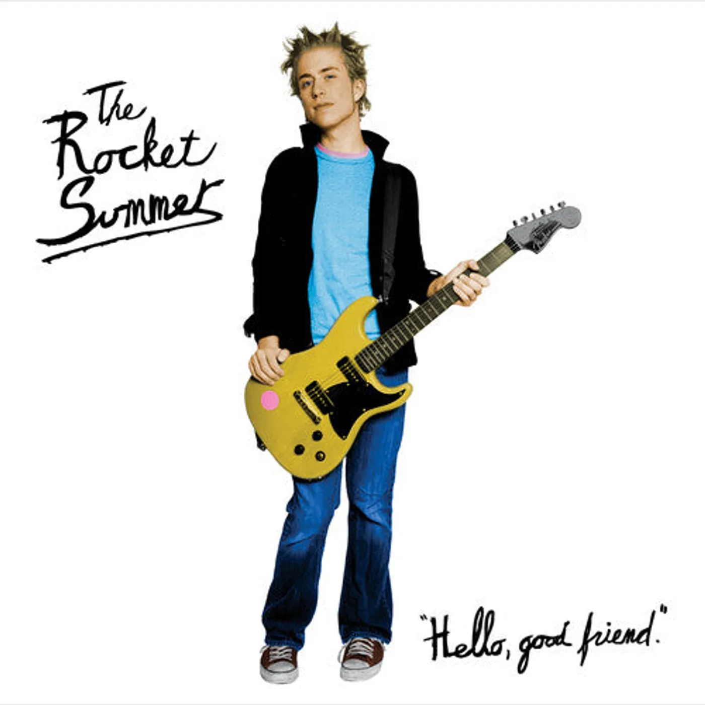 The Rocket Summer LP Vinyl - Hello, Good Friend - Yellow Pink White (Colv)