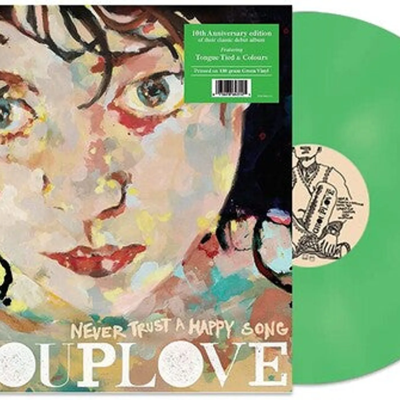 Grouplove LP Vinyl - Never Trust A Happy Song (Colv) (Grn) (Ltd) (Ogv)
