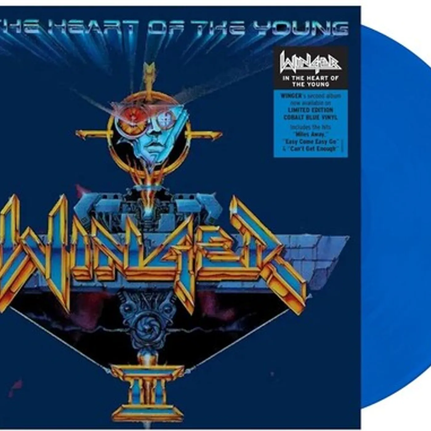 Winger LP Vinyl - Winger Ii: In The Heart Of The Young (Blue) (Colv)