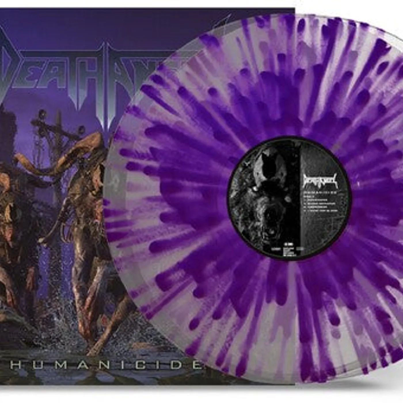 Death Angel LP Vinyl - Humanicide - Clear Purple Splatter (Colv) (Cvnl)