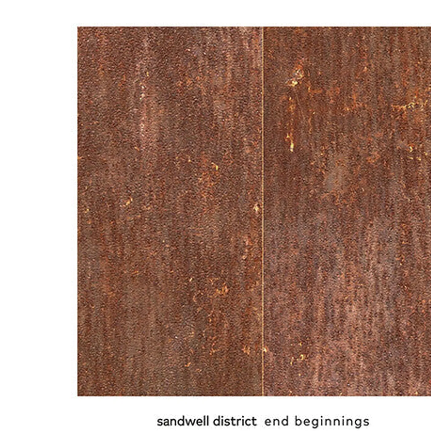 Sandwell District LP Vinyl - End Beginnings - Transparent Blue (Blue) (Colv)