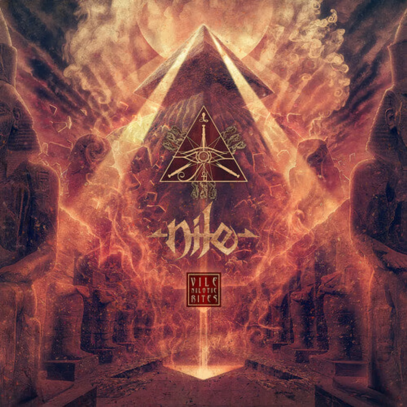 Nile LP Vinyl - Vile Nilotic Rites (Colv) (Gate) (Red)