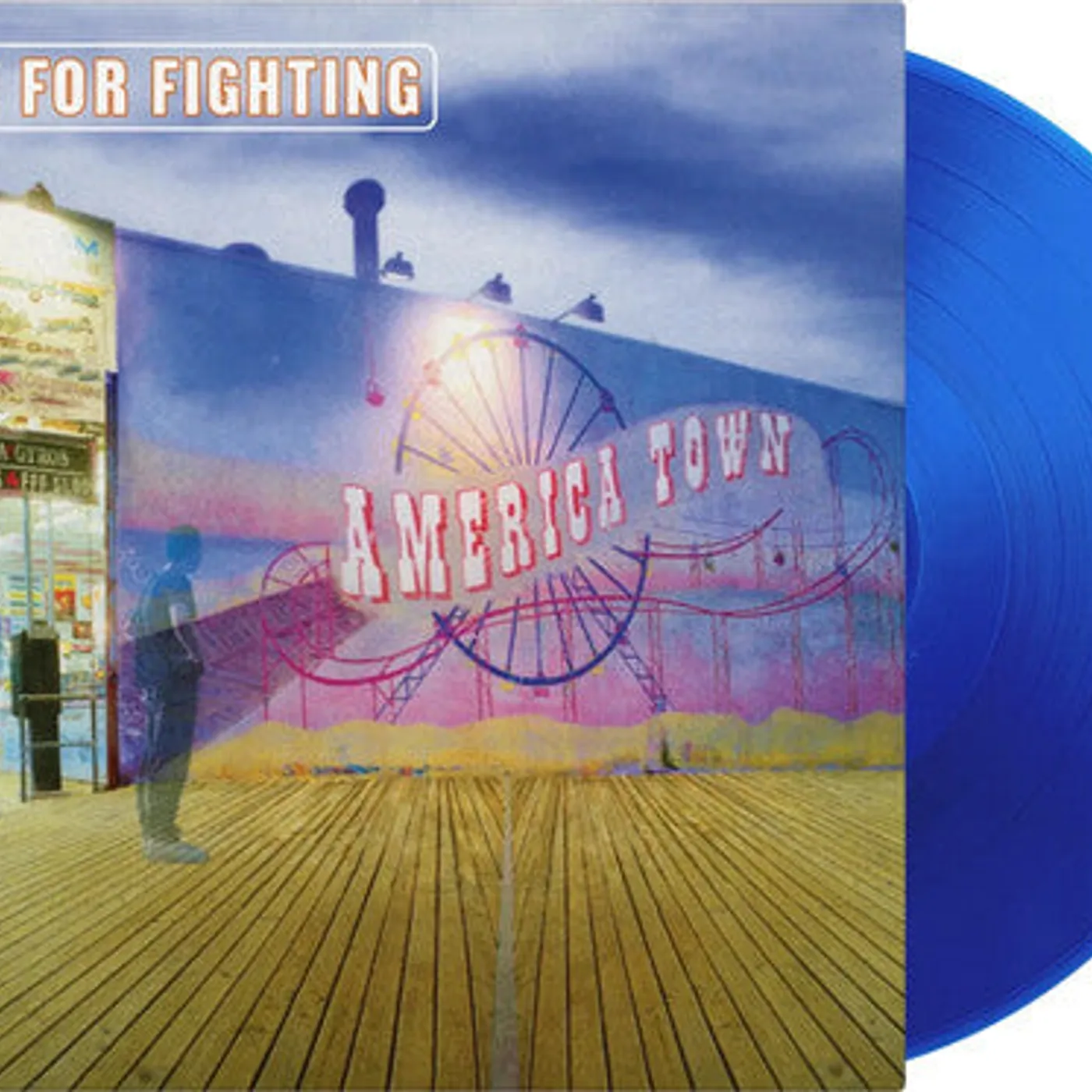 Five For Fighting LP Vinyl - America Town (Blue) (Colv) (Ltd) (Ogv) (Hol)
