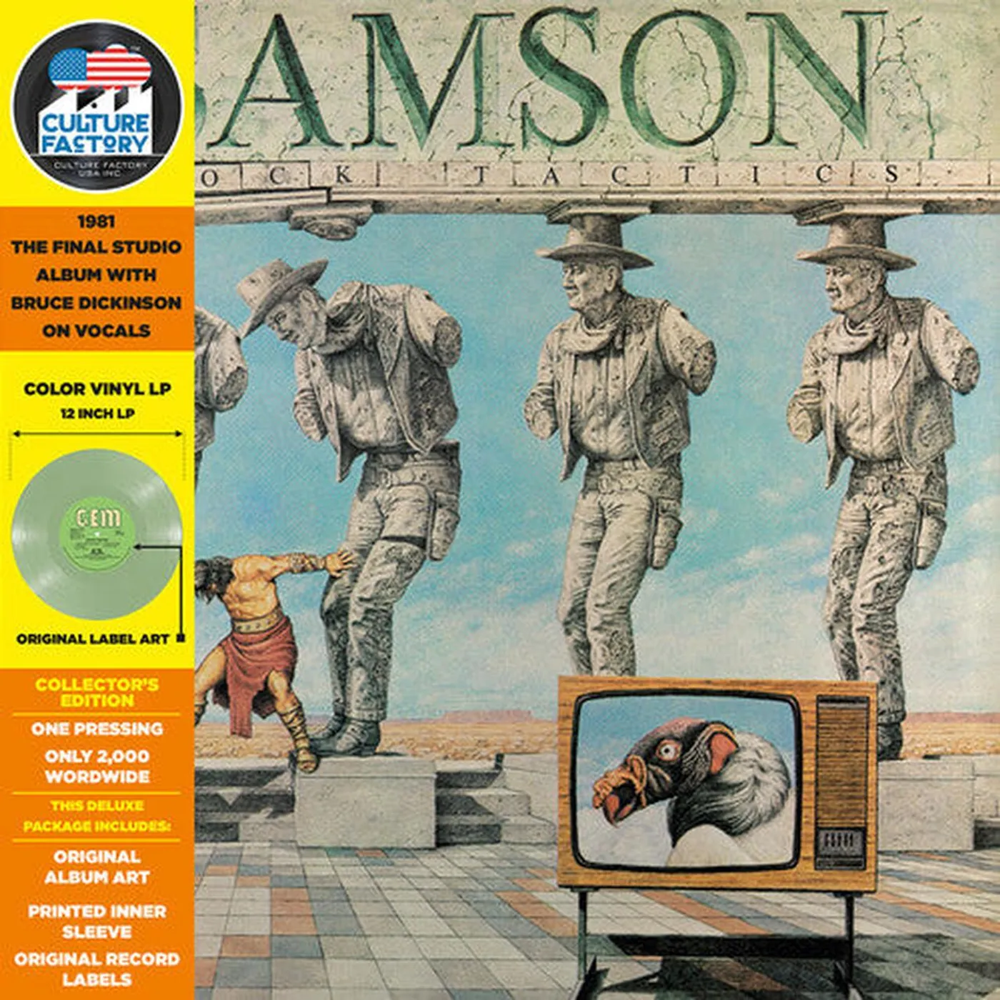 Samson LP Vinyl - Shock Tactics (Coke Bottle Green) (Colv) (Grn)