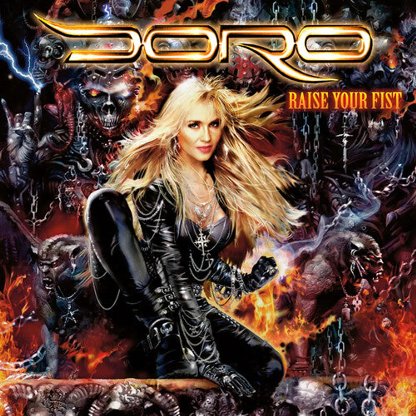 Doro LP Vinyl - Raise Your Fist - Silver (Colv) (Slv)