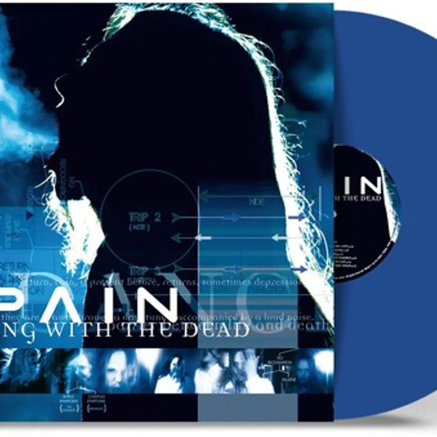 Pain LP Vinyl - Dancing With The Dead - Blue (Blue) (Colv) (Rmst)
