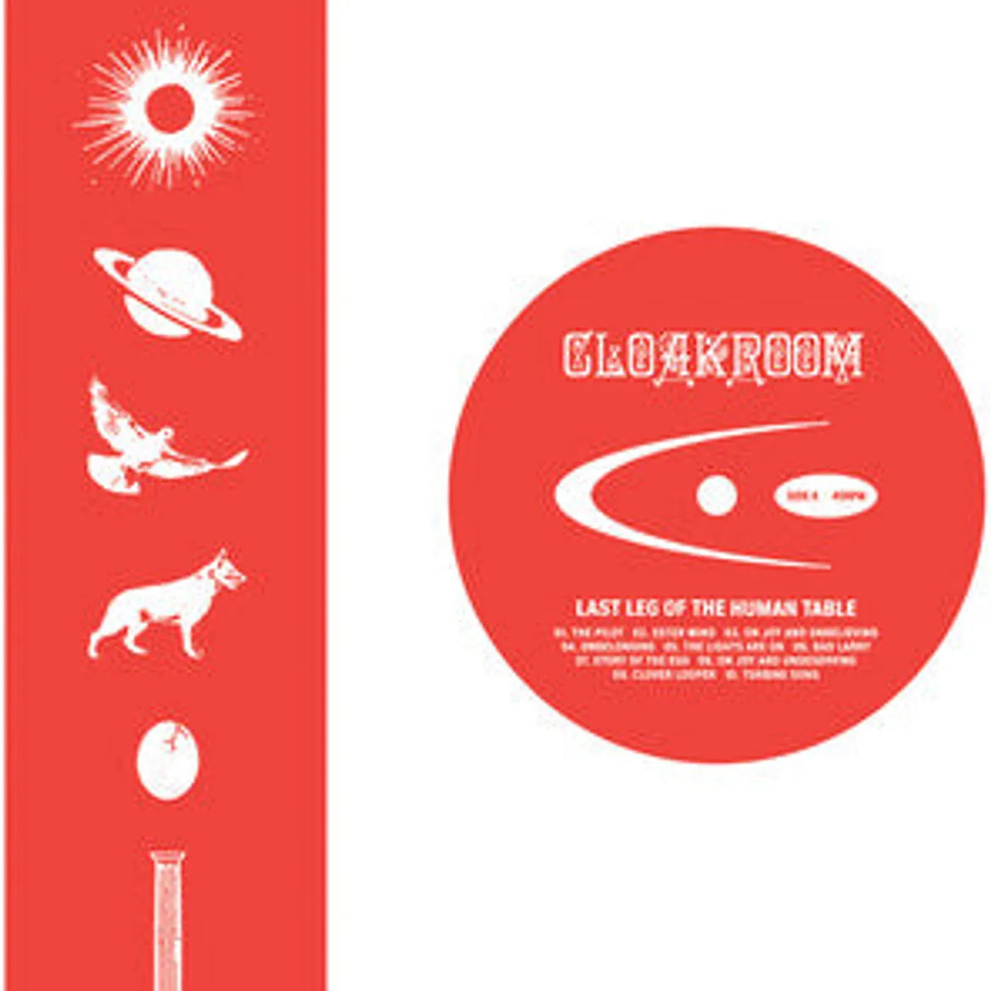 Cloakroom LP Vinyl - Last Leg Of The Human Table (Colv) (Slv)