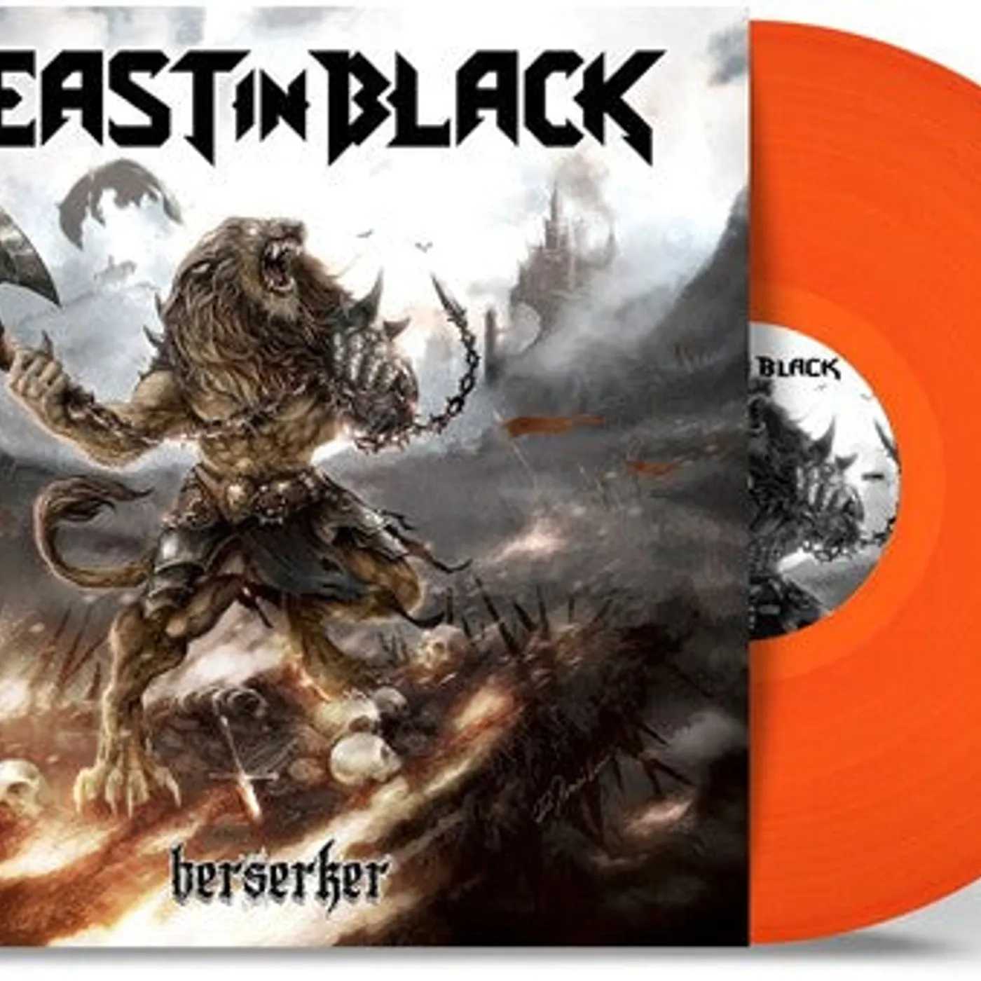 Beast In Black LP Vinyl - Berserker - Orange (Colv) (Gate) (Org)