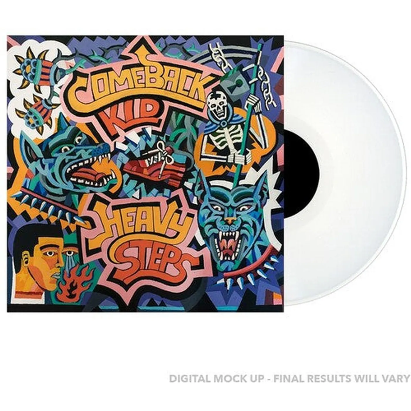 Comeback Kid LP Vinyl - Heavy Steps (White) (Colv) (Wht)