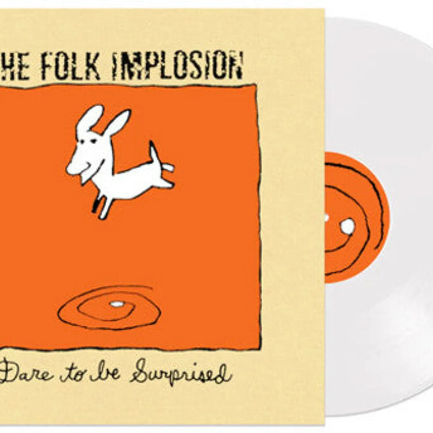 The Folk Implosion LP Vinyl - Dare To Be Surprised - White (Colv) (Wht)