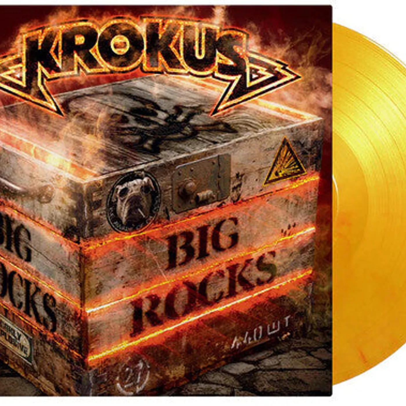 Krokus LP Vinyl - Big Rocks (Colv) (Ltd) (Ogv) (Hol)