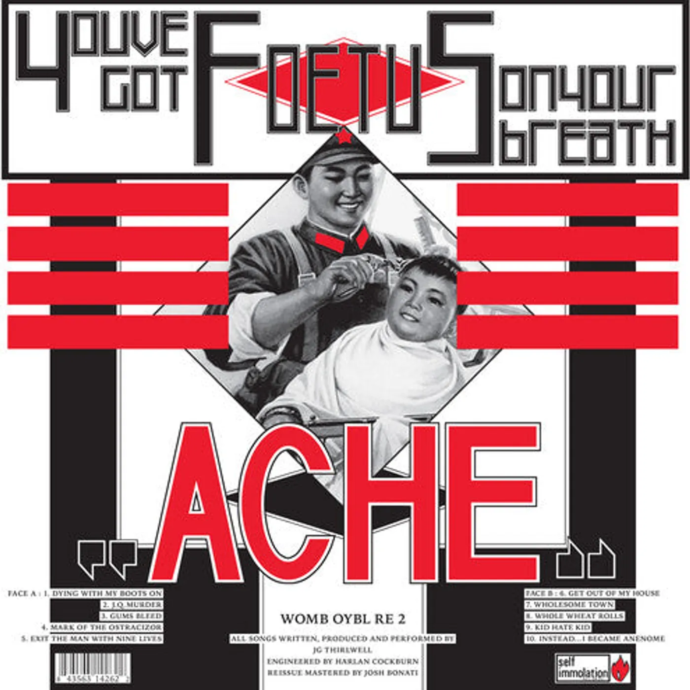 Foetus LP Vinyl - Ache (Colv) (Ltd) (Wht) (Dlcd)