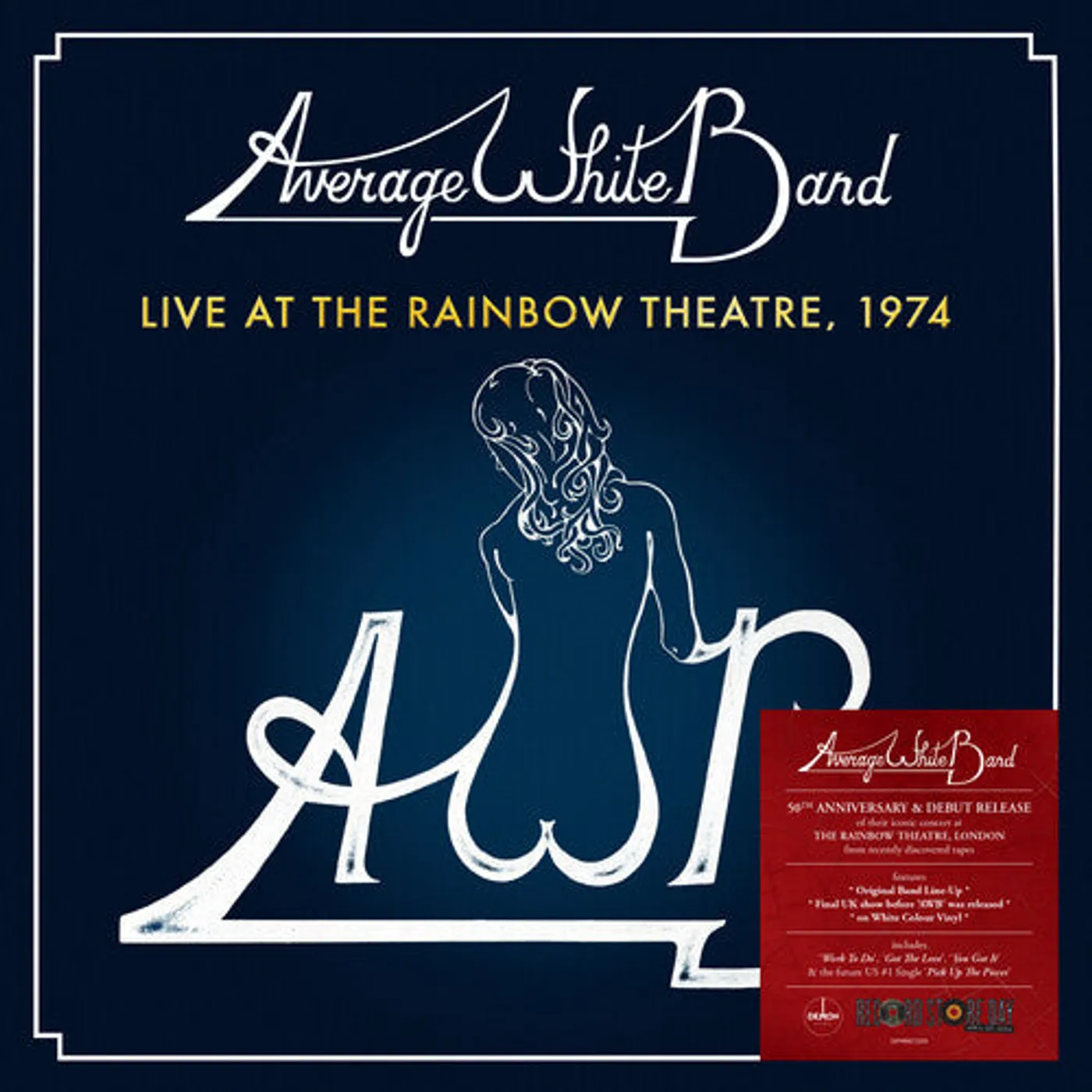 Average White Band LP Vinyl - Live At The Rainbow Theatre 1974 (Colv) (Ltd) (Uk)