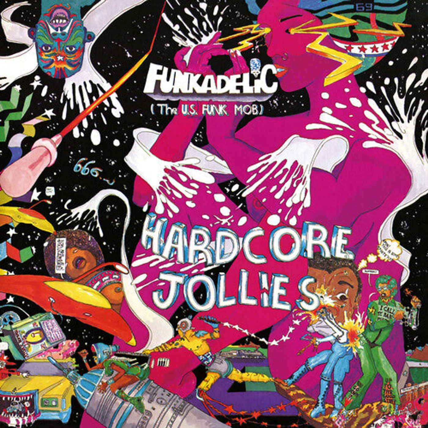 Funkadelic LP Vinyl - Hardcore Jollies (Colv) (Pnk) (Uk)