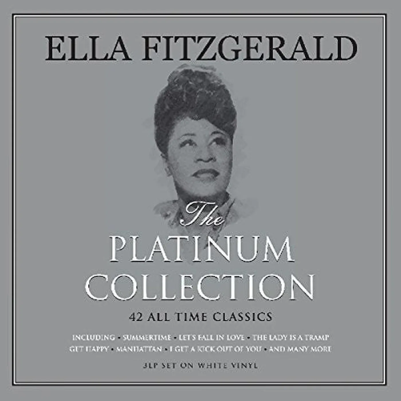 Ella Fitzgerald LP Vinyl - Platinum Collection (Colv) (Wht) (Uk)