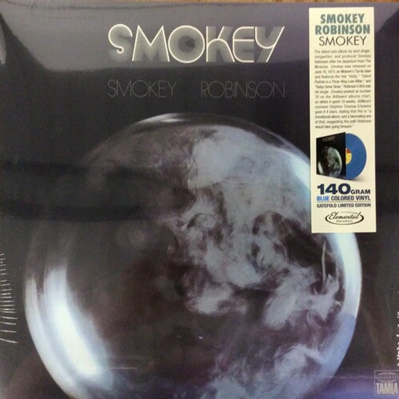 Smokey Robinson LP Vinyl - Smokey (Blue) (Colv)